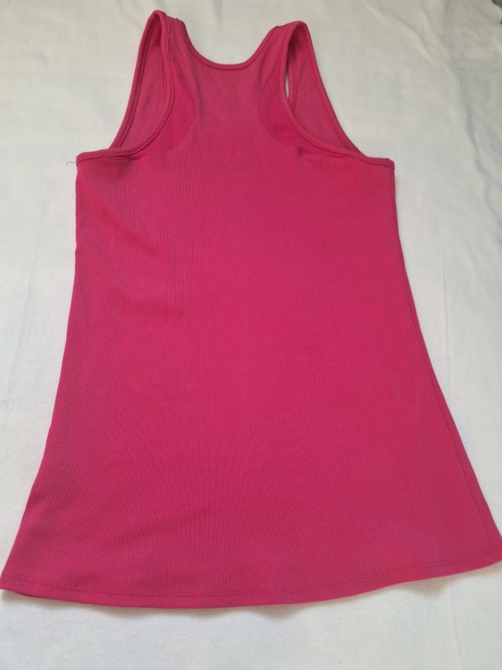 Under Armour Pink Ribbed Racerback Tank Top Size M - Picture 3 of 7
